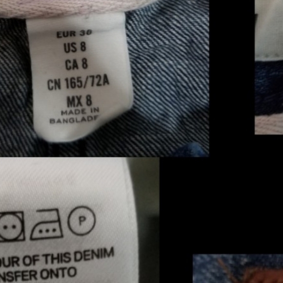 LOGG H&M embroidered skirt size 8 - Picture 5 of 6